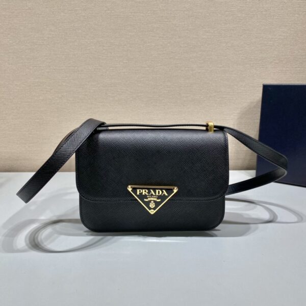 Prada Saffiano Leather Shoulder Bag