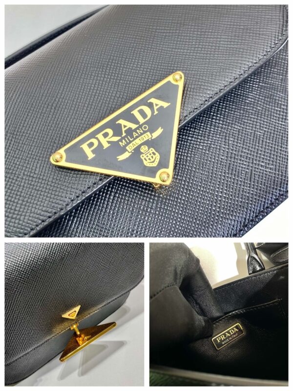 Prada Saffiano Leather Shoulder Bag