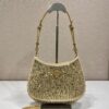 Prada Cleo satin bag with crystals