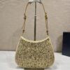 Prada Cleo satin bag with crystals