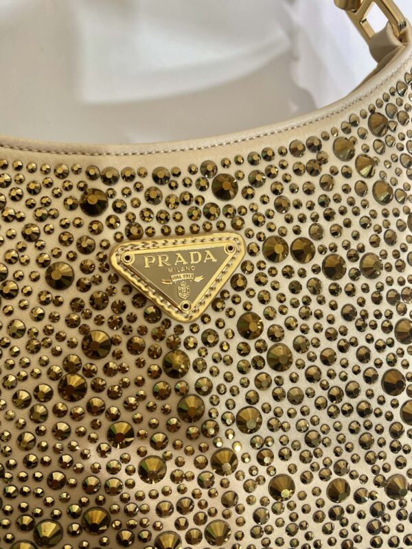 Prada Cleo satin bag with crystals