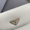 Prada Arqu?? Leather shoulder bag moon bag