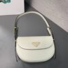 Prada Arqu?? Leather shoulder bag moon bag