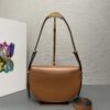 Prada Arqu?? Leather shoulder bag moon bag