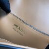 Prada Arqu?? Leather shoulder bag moon bag