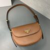 Prada Arqu?? Leather shoulder bag moon bag