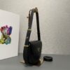 Prada Arqu?? Leather shoulder bag moon bag