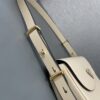 Prada Arqu?? Leather shoulder bag moon bag