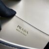 Prada Arqu?? Leather shoulder bag moon bag