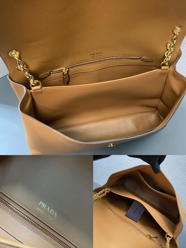 Prada Large Leather Shoulder Bag