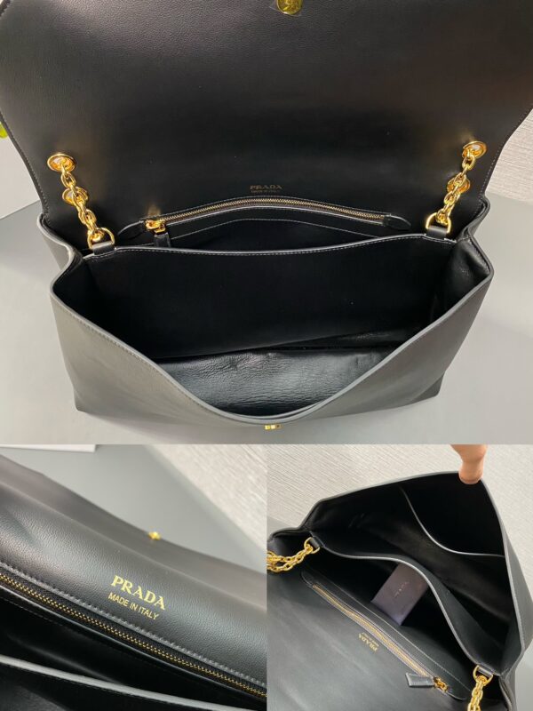 Prada Large Leather Shoulder Bag