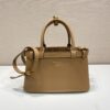 Prada Buckle small leather handbag with double belt