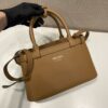 Prada Buckle small leather handbag with double belt