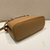 Prada Buckle small leather handbag with double belt