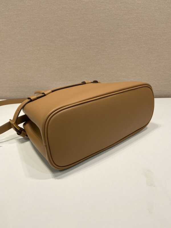 Prada Buckle small leather handbag with double belt