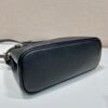 Prada Buckle small leather handbag with double belt