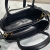 Prada Buckle small leather handbag with double belt