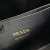 Prada Buckle small leather handbag with double belt