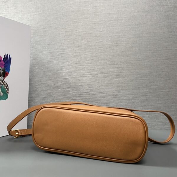 Prada Buckle small leather handbag with double belt