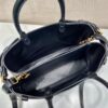 Prada Buckle medium leather handbag with double belt