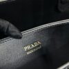 Prada Buckle medium leather handbag with double belt