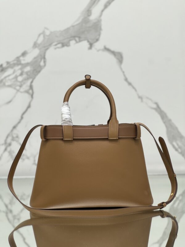 Prada Buckle medium leather handbag with belt