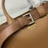 Prada Buckle medium leather handbag with belt