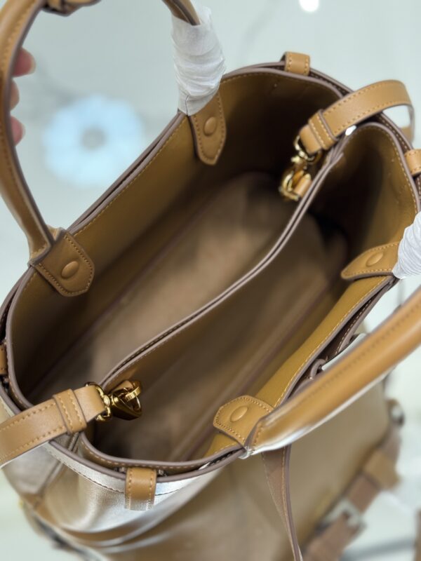 Prada Buckle medium leather handbag with belt