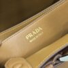 Prada Buckle medium leather handbag with belt