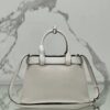 Prada Buckle medium leather handbag with belt