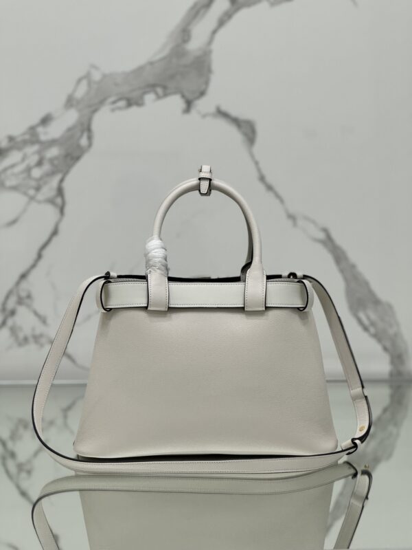 Prada Buckle medium leather handbag with belt
