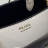 Prada Buckle medium leather handbag with belt
