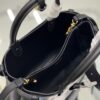 Prada Buckle medium leather handbag with belt