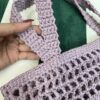 Prada Crochet tote bag