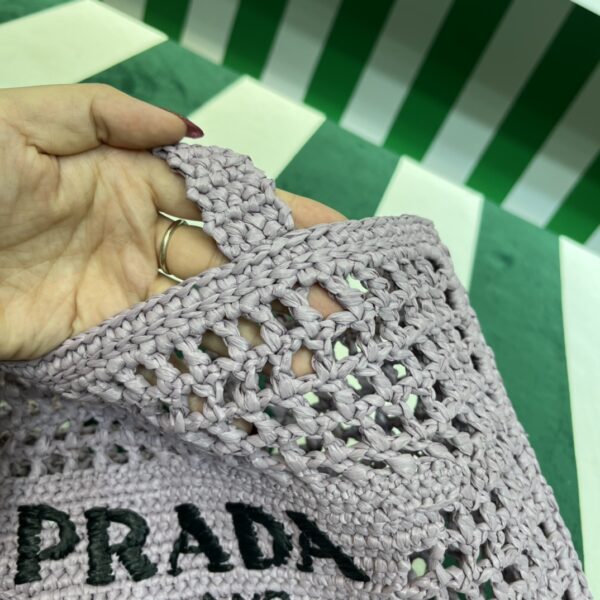 Prada Crochet tote bag