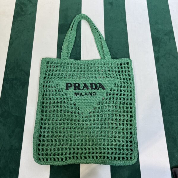 Prada Crochet tote bag