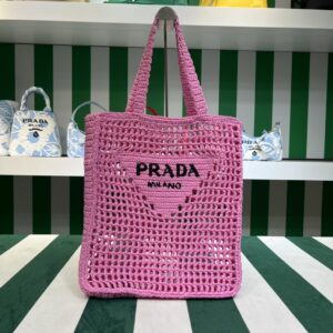 Prada Crochet tote bag