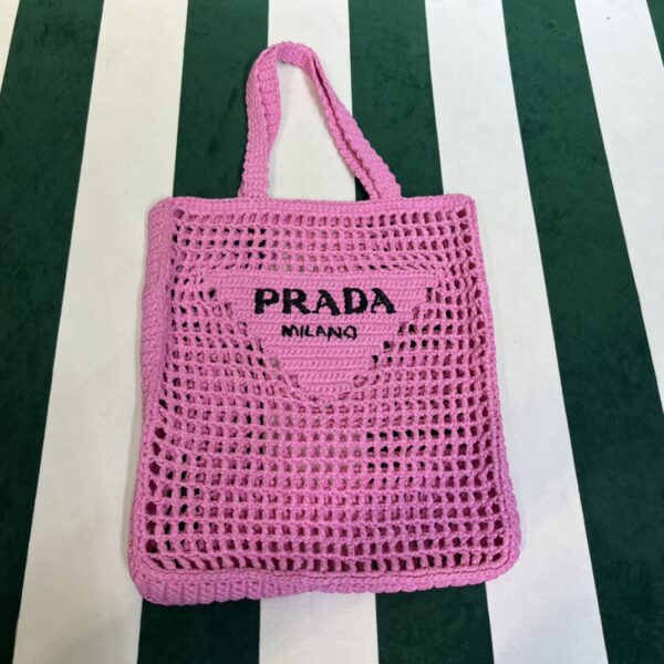 Prada Crochet tote bag