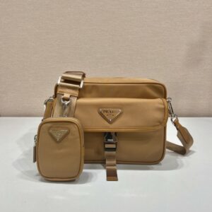 Prada Re-Nylon and Saffiano leather shoulder bag
