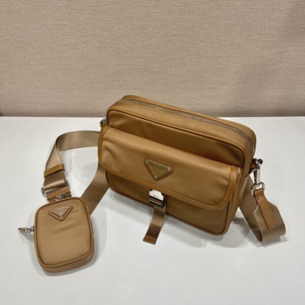 Prada Re-Nylon and Saffiano leather shoulder bag