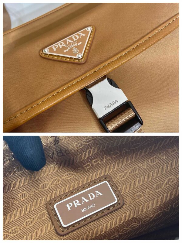 Prada Re-Nylon and Saffiano leather shoulder bag