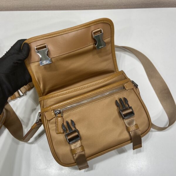 Prada Re-nylon And Saffiano Leather Shoulder Bag