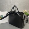 Prada Buckle large leather handbag with belt