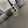 Prada Buckle large leather handbag with belt