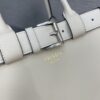 Prada Buckle medium leather handbag with double belt