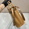 Prada Buckle large leather handbag with belt
