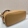 Prada Buckle large leather handbag with belt