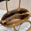 Prada Buckle large leather handbag with belt