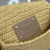 Prada Crochet and leather shoulder bag with flap