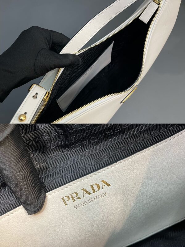 Prada Large leather shoulder bag Hobo
